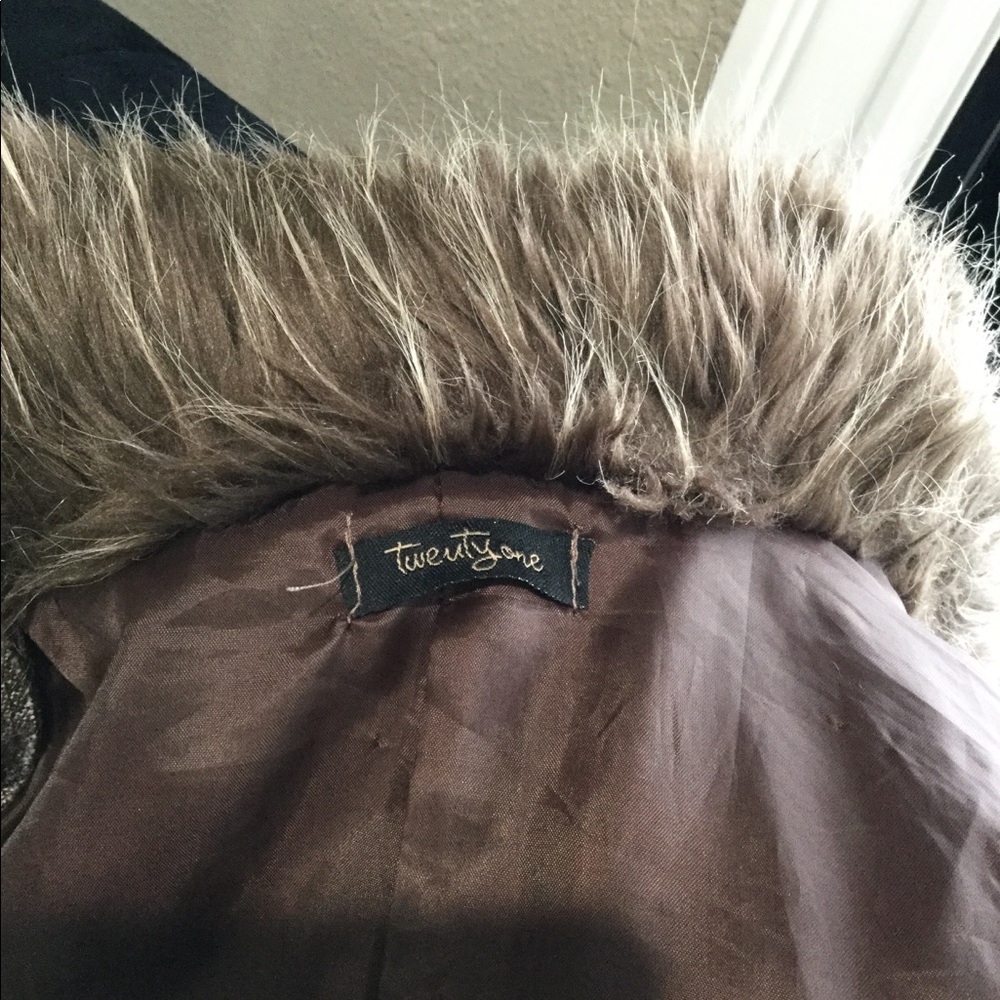 Fur collar blazer - Picture 8 of 9